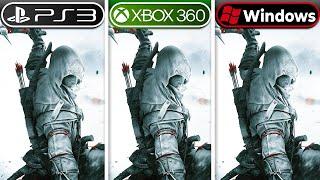 Assassin's Creed 3 | PS3 vs Xbox 360 vs PC | Graphics Comparison