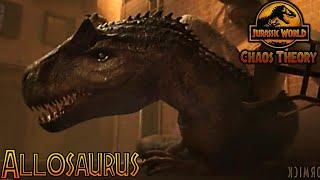 Jurassic world Chaos Theory season 3 Allosaurus screen time