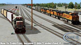 Run8 Train Simulator V3 How to Service And Unload Cargo at Industries (What I have learned so far)