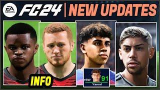 EA FC 24 NEWS | NEW CONFIRMED Updates, Real Faces & EA FC 25 