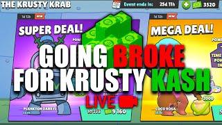 Brawl Stars | Going Broke For Spongebob Kash!