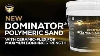 ALL NEW DOMINATOR Polymeric Sand with Ceramic Flex Technology for Maximum Bonding Strength