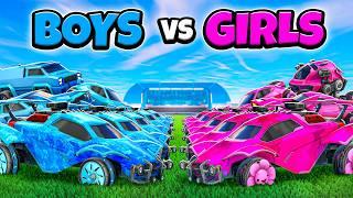 Boys vs Girls Fight For $1000 in Rocket League!