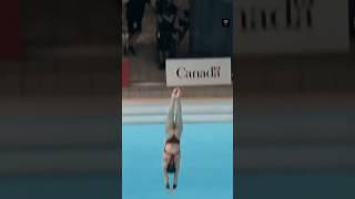 Efficiently woman platform diving #womenssports #womensdiving #ytshorts : sports sirens