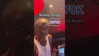 Snoop Dogg has already spent over $370k on Bored Ape’s 