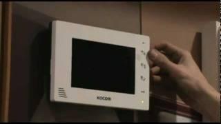 KOCOM Model : KCV-376 Installation & Demonstration