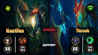 Irove NAUTILUS (Support) [Aftershock] VS THRESH - Diamond KR Patch 11.1