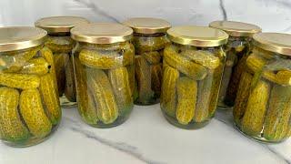 Pickled cucumbers for the winter without preservatives