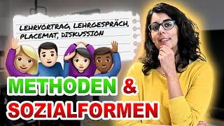 Methoden & Sozialformen  Was ist der Unterschied? l Fahrlehrer*in werden  [Pädagogik 101]