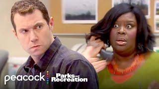 Donna meets her new dramatic work bestie | Parks and recreation