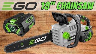 EGO Chainsaw 18” Battery Powered (Review and Maintenance)