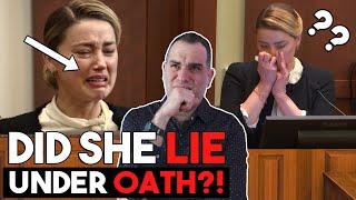 Body Language Analyst REACTS to Amber Heard TESTIMONY! Did Johnny Depp Hit Her? Shocking PERJURY!