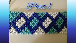 Part 1of2 Beaded pattern tutorial