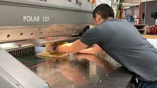 POLAR 137 Paper Cutter at Omega High-Impact Print Solutions