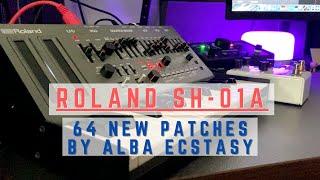 64 NEW PATCHES for Roland SH-01A by Alba Ecstasy