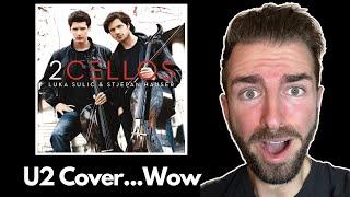 First Reaction | 2CELLOS - With Or Without You - U2 Cover |