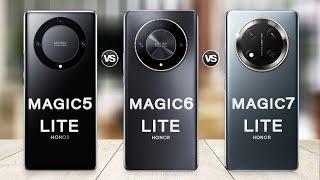 Honor Magic 7 Lite Vs Honor Magic 6 Lite Vs Honor Magic 5 Lite - What's New?