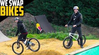 THE GREAT BIKE SWAP! MTB VS BMX!!