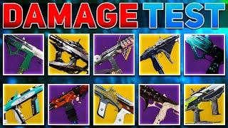 What is the BEST SMG for DPS (Damage Testing) | Destiny 2 Revenant Act 2