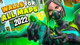 BEST VIPER WALLS FOR ALL MAPS 2022 - Valorant