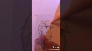 Tik Tok- coloring kristoff and Sven