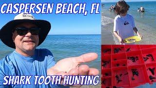 Caspersen Beach Florida! We Go Shark Tooth Hunting! Information About The Beach Right Here!