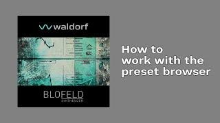 Blofeld Plugin - Tutorial