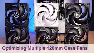 Optimizing 120mm Case Fan Performance - The Best Number and Location, feat. Arctic P12 and 500DX