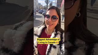 Biggest benefit of living in Canada | #shorts #ytshorts | Indian blogger in canada | life in Canada