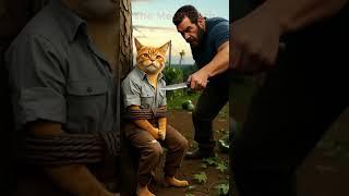 How Will Dad Cat Save His Kitten? 