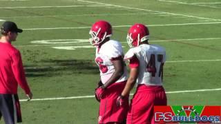 Fresno State Fall Camp Linebacker Drills - 8/4/13