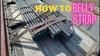 How to belly strap in flatbed