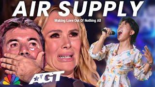 Golden Buzzer : The judges criying when he heard the song Air Supply with an extraordinary voice