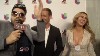 Agarraditos de la mano  William Levy y Elizabeth gutierrez SyP