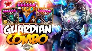 DOUBLE DRAKAN WARRIOR COMBO in Guardian RTA - Summoners War