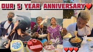 OUR 5th ANNIVERSARY vlog || Boyfriend tag || SupreeSaga || Solti Soltini ||