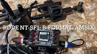 RØDE NT-SF1: Indoor Recording Test: AmbiX: B-Format