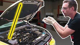 How to Install a Hood Shock on a Mk8 GTI or Golf R