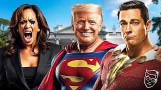 Shazam Superhero Actor Zachary Levi ENDORSES Trump, TORCHES Kamala On Stage with RFK & Tulsi ‍️