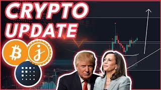 Trump vs Harris Debate Expectation! & Best Altcoins Today! (Crypto Market Update 10/09/2024)