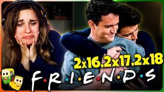 FRIENDS SEASON 2 Episodes 16, 17 & 18 REACTION! | First Time Watch!