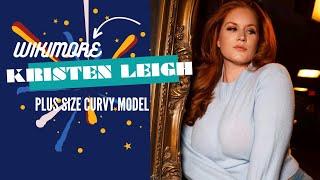 KRISTIN LEIGH/AMERICAN CURVY PLUS SIZE FASHION MODEL/instagram  /WIKI&BIOGRAPHY/birth/height/weight