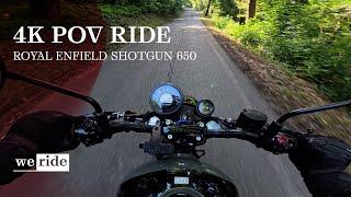 Royal Enfield Shotgun 650 | 4K POV Test Ride ️