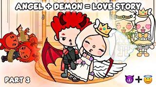 Angel  Demon 🟰 Love Story | Sad Story | Toca Life Story | Toca Boca