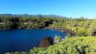 Wai'anapanapa State Park, Black Sand Beach, Hana, Maui, Hawaii - Road to Hana