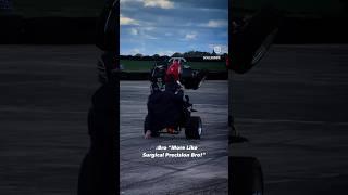 “SURGICAL PRECISION BRO!!”  #precision #bikelife #hand #scrape #scotland #youtubeshorts #fyp