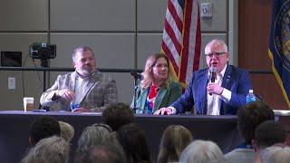 Minnesota Governor Tim Walz returns to Nebraska in district controlled by Republicans