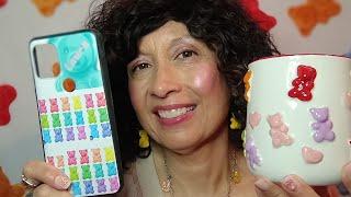 ASMR 🩷🩵 GUMMY BEAR TRIGGERS on My Birthday 