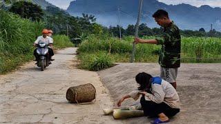 Money from selling bamboo shoots was chased away by the landlord and not allowed to sell