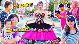 ESO PASA CUANDO PONES ROPA MEXICANA EN COREA l MIS QUINCEAÑOS PT2 l Chingu Amiga